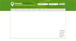 Desktop Screenshot of annuaire.secteurvert.com